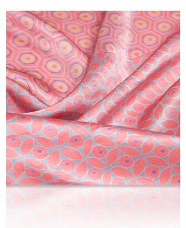 Шейный Платочек Женский SS.KV-SMALL.FLORE/PINK